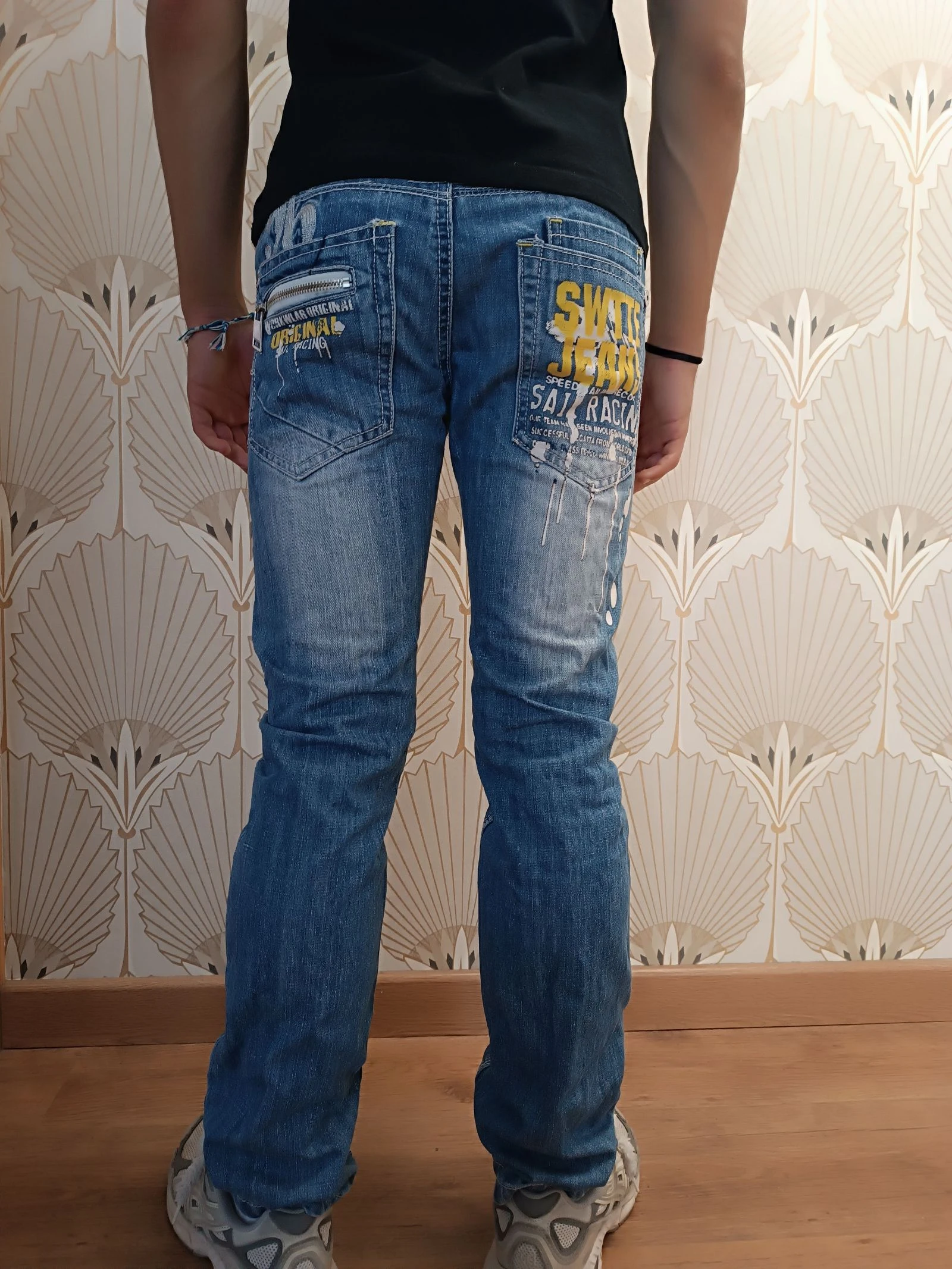 Jean slim azul desgastado Swtte96 talla 14 años – photo 3